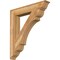 Ekena Millwork Olympic Traditional Rough Sawn Bracket, Western Red Cedar, 6"W x 38"D x 42"H BKT06X38X42OLY01RWR - alternate 1